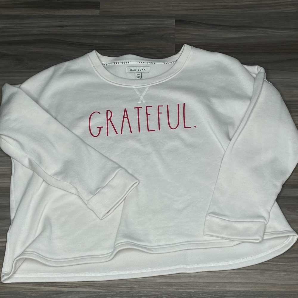 Rae Dunn “GRATEFUL” Crew Neck
